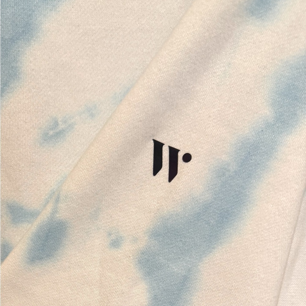 Wear it to Heart DESMA RELAXED HOODIE AQUAMARINE TIE DYE - Picture 4 of 8